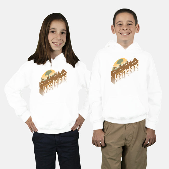 Sunset Wasteland-Youth-Pullover-Sweatshirt-Getsousa!