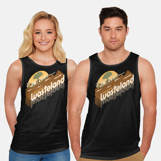 Sunset Wasteland-Unisex-Basic-Tank-Getsousa!