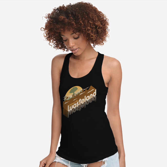Sunset Wasteland-Womens-Racerback-Tank-Getsousa!