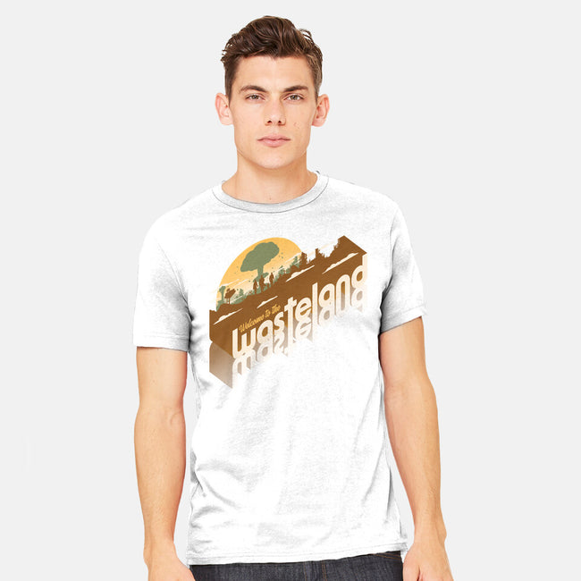 Sunset Wasteland-Mens-Heavyweight-Tee-Getsousa!