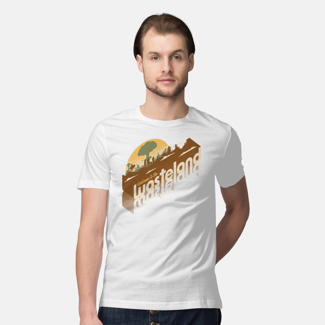 Sunset Wasteland-Mens-Premium-Tee-Getsousa!