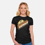 Sunset Wasteland-Womens-Fitted-Tee-Getsousa!