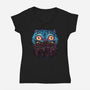 Boys From The Underworld-Womens-V-Neck-Tee-glitchygorilla