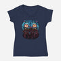 Boys From The Underworld-Womens-V-Neck-Tee-glitchygorilla