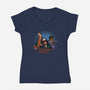 Stranger Science-Womens-V-Neck-Tee-AndreusD