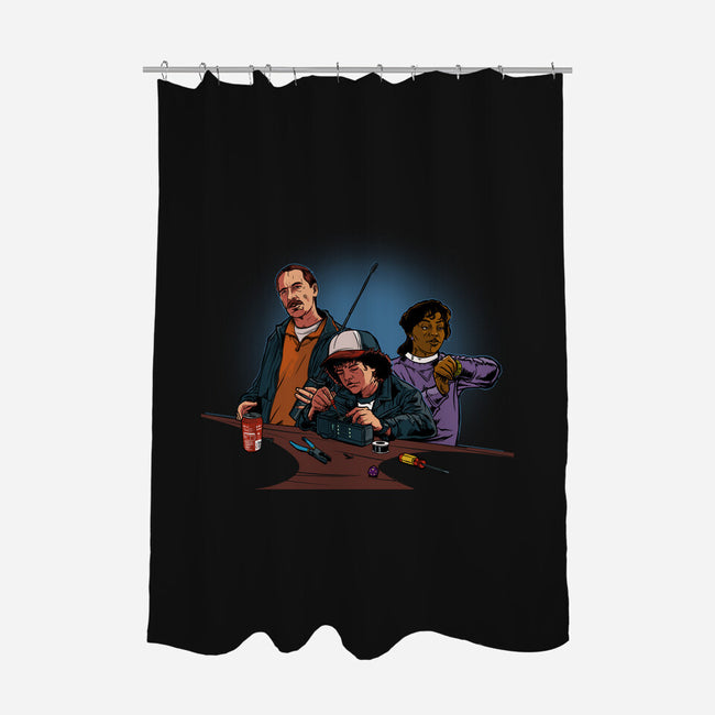 Stranger Science-None-Polyester-Shower Curtain-AndreusD