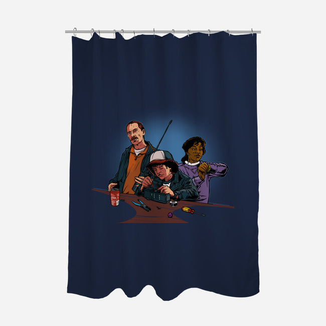 Stranger Science-None-Polyester-Shower Curtain-AndreusD