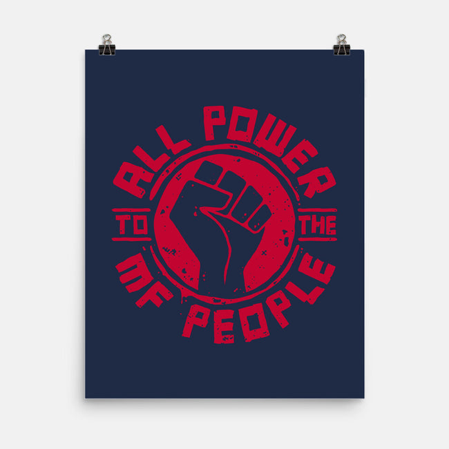 All Power-None-Matte-Poster-teesgeex