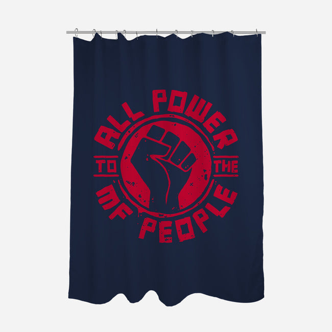 All Power-None-Polyester-Shower Curtain-teesgeex
