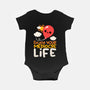Enjoy Your Mediocre Life-Baby-Basic-Onesie-NemiMakeit