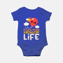 Enjoy Your Mediocre Life-Baby-Basic-Onesie-NemiMakeit