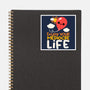 Enjoy Your Mediocre Life-None-Glossy-Sticker-NemiMakeit