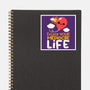 Enjoy Your Mediocre Life-None-Glossy-Sticker-NemiMakeit