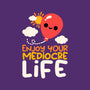 Enjoy Your Mediocre Life-None-Fleece-Blanket-NemiMakeit