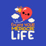Enjoy Your Mediocre Life-Womens-V-Neck-Tee-NemiMakeit
