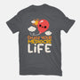 Enjoy Your Mediocre Life-Womens-Fitted-Tee-NemiMakeit