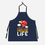 Enjoy Your Mediocre Life-Unisex-Kitchen-Apron-NemiMakeit