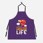 Enjoy Your Mediocre Life-Unisex-Kitchen-Apron-NemiMakeit