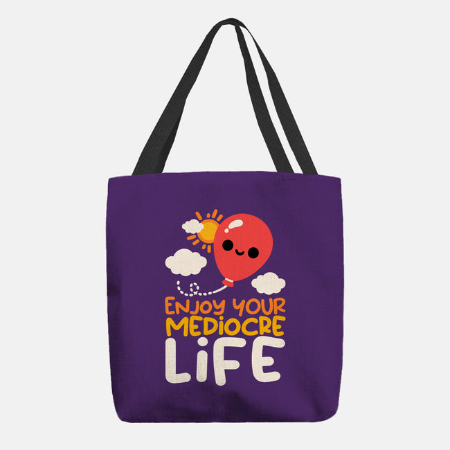 Enjoy Your Mediocre Life-None-Basic Tote-Bag-NemiMakeit