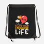 Enjoy Your Mediocre Life-None-Drawstring-Bag-NemiMakeit