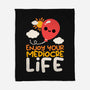 Enjoy Your Mediocre Life-None-Fleece-Blanket-NemiMakeit