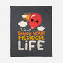 Enjoy Your Mediocre Life-None-Fleece-Blanket-NemiMakeit