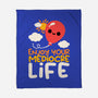 Enjoy Your Mediocre Life-None-Fleece-Blanket-NemiMakeit