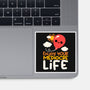 Enjoy Your Mediocre Life-None-Glossy-Sticker-NemiMakeit