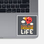 Enjoy Your Mediocre Life-None-Glossy-Sticker-NemiMakeit