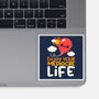 Enjoy Your Mediocre Life-None-Glossy-Sticker-NemiMakeit