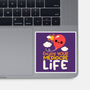 Enjoy Your Mediocre Life-None-Glossy-Sticker-NemiMakeit