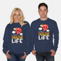 Enjoy Your Mediocre Life-Unisex-Crew Neck-Sweatshirt-NemiMakeit