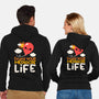 Enjoy Your Mediocre Life-Unisex-Zip-Up-Sweatshirt-NemiMakeit