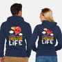 Enjoy Your Mediocre Life-Unisex-Zip-Up-Sweatshirt-NemiMakeit