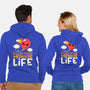 Enjoy Your Mediocre Life-Unisex-Zip-Up-Sweatshirt-NemiMakeit