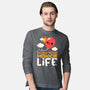 Enjoy Your Mediocre Life-Mens-Long Sleeved-Tee-NemiMakeit