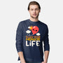 Enjoy Your Mediocre Life-Mens-Long Sleeved-Tee-NemiMakeit