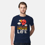 Enjoy Your Mediocre Life-Mens-Premium-Tee-NemiMakeit