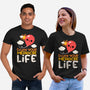 Enjoy Your Mediocre Life-Unisex-Basic-Tee-NemiMakeit