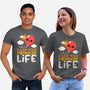 Enjoy Your Mediocre Life-Unisex-Basic-Tee-NemiMakeit