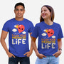 Enjoy Your Mediocre Life-Unisex-Basic-Tee-NemiMakeit