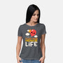 Enjoy Your Mediocre Life-Womens-Basic-Tee-NemiMakeit