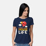 Enjoy Your Mediocre Life-Womens-Basic-Tee-NemiMakeit