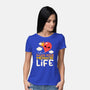 Enjoy Your Mediocre Life-Womens-Basic-Tee-NemiMakeit