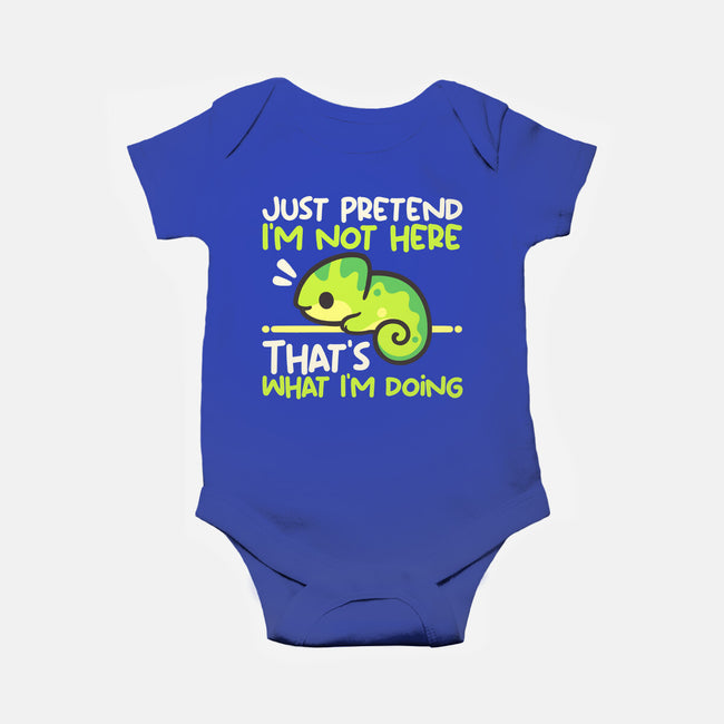 Chameleon Not Here-Baby-Basic-Onesie-NemiMakeit