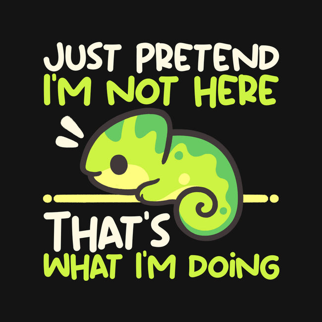 Chameleon Not Here-None-Polyester-Shower Curtain-NemiMakeit