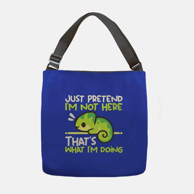 Chameleon Not Here-None-Adjustable Tote-Bag-NemiMakeit