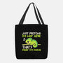 Chameleon Not Here-None-Basic Tote-Bag-NemiMakeit
