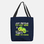 Chameleon Not Here-None-Basic Tote-Bag-NemiMakeit