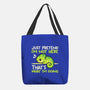 Chameleon Not Here-None-Basic Tote-Bag-NemiMakeit